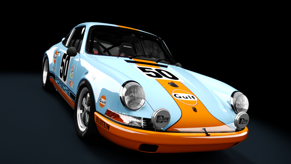 TCL Porsche 911RS 2.7, skin 50_Gulf_Porsche