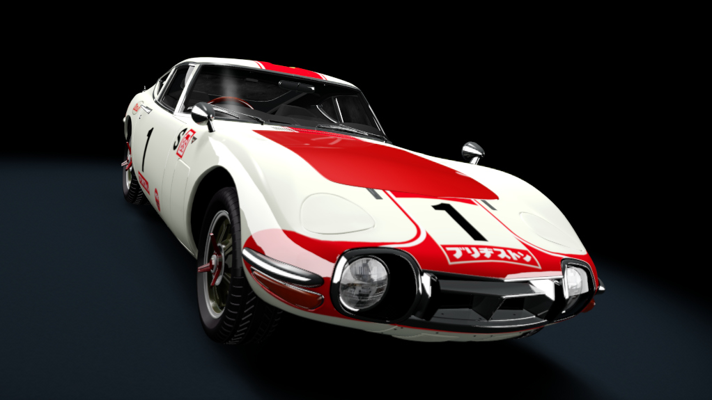 TCL Toyota 2000GT, skin 1967_Fuji_24HourRace_Winner