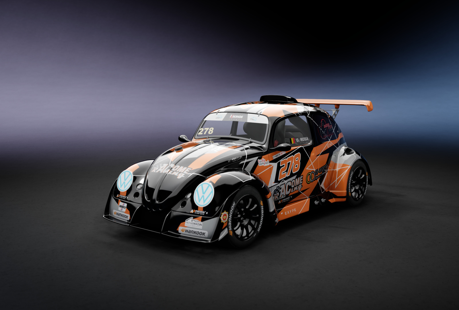 Volkswagen Beetle Evo 3, skin 278_G.Rosa