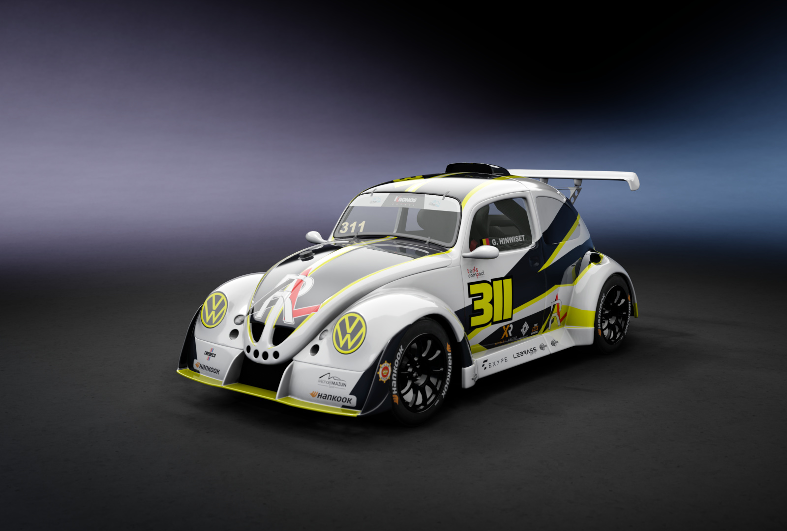 Volkswagen Beetle Evo 3, skin 311_Hinwiset