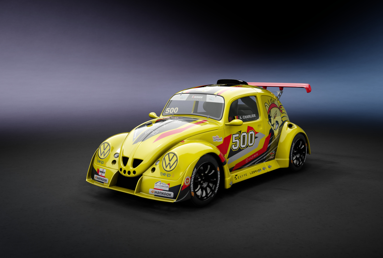 Volkswagen Beetle Evo 3, skin 500_Charlier